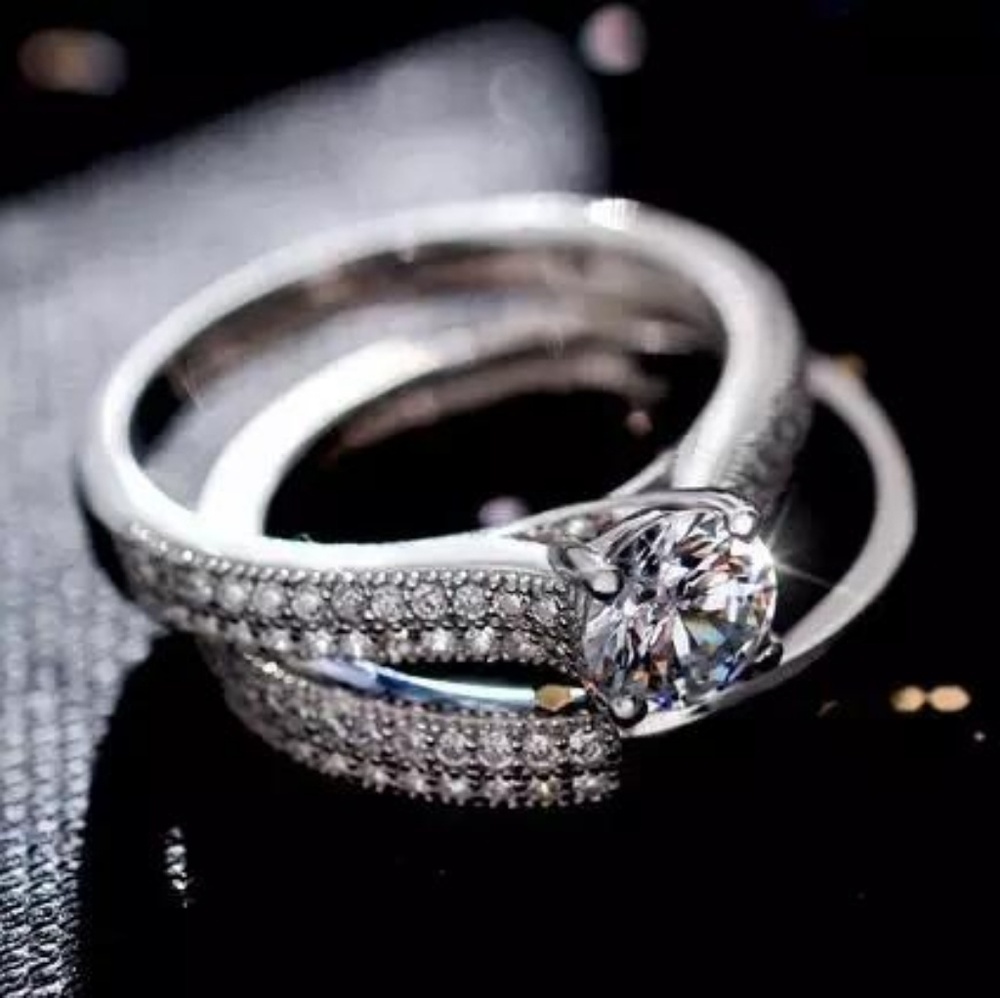 🔥925. Sterling Silver Bridal Fashion Set💍 🔥
